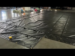 Áp thô vải PVC bọc da đen ván thép ván cho xe tải giường phẳng